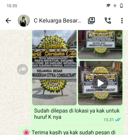 Pengiriman Papan Bunga Duka Masjid Kubah Emas Depok