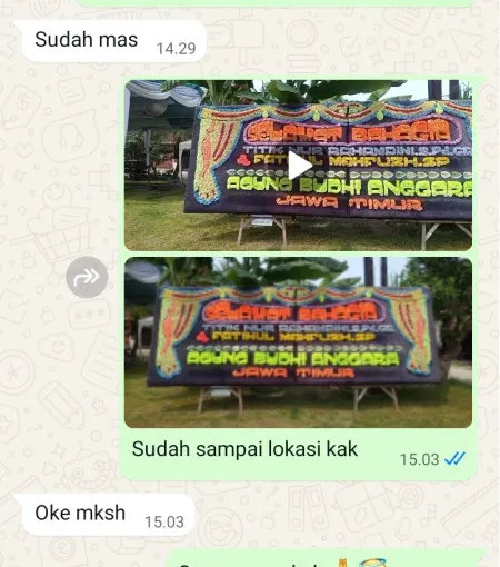 Pengiriman Papan Bunga Masjid Kubah Emas Depok