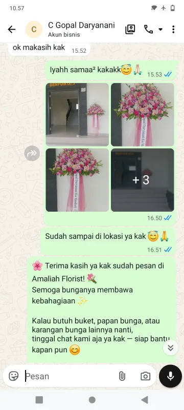 Pengiriman Karangan Bunga Masjid Kubah Emas Depok
