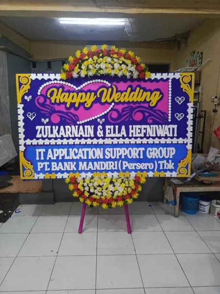 Papan Bunga Masjid Kubah Emas Depok